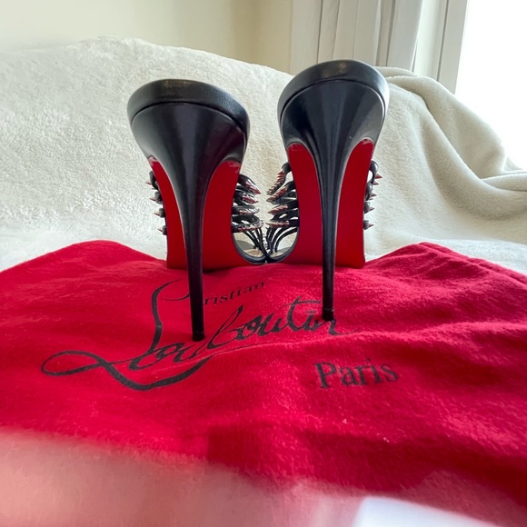 Christian Louboutin Spiked Mules - Picture 5 of 7